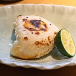 ふぐ 福治 - 河豚の白子焼き　(家内の)