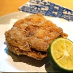 ふぐ 福治 - 河豚の唐揚げ　(家内の)