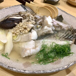 福笹 - クエの酒蒸し