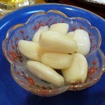 めん房 - アラカルト：らっきょう