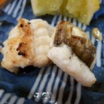 めん房 - 穴子焼きあがりました！頂きます。