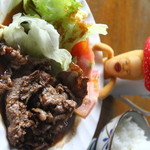 Oshidate Sabou - 牛の生姜焼き