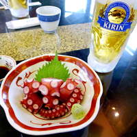ひつまぶし 備長 本店 - たこぶつ（￥700） プリプリでビールが進む！