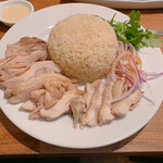ChaBaNa - 海南鶏飯　蒸し鶏(肉増し)