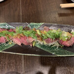 日本酒処 地花 - 牛肉のたたき