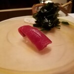 たかおか - 大間延縄の鮪　漬け。なんかもう、味が良い♡