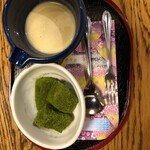 Jinenjo tororo gozen hana hana - 名物わらび餅と季節の冷製フォンデュ