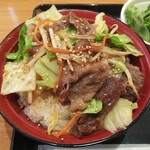 かき小屋 豊丸水産 - 牛コウネ丼 ※拡大 (2020.12.17)