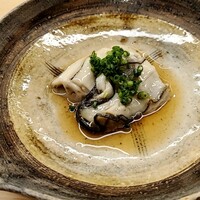 きざ㐂 - むきたての岩手産岩がきポン酢がけ