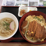 道の駅 ハチ北 - カツ丼・ミニうどん