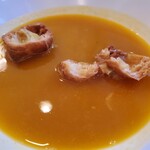 フランス料理サカモト - かぼちゃのスープ。