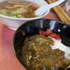 マルケイ食堂 - 醤油ラーメンと半カレーセット