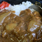 マルケイ食堂 - 醤油ラーメンと半カレーセット