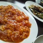 中国菜家 季璃香 - 海老と卵のチリソース