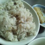 中国菜家 季璃香 - 雑穀ごはん＆ザーサイ