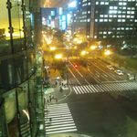 中国菜家 季璃香 - 店内から見える景色（夜）