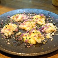 レ・ピコロ - 石川産！真フグのカルパッチョ、山ワサビの香り