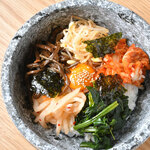 Authentic stone grilled bibimbap