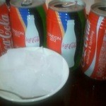 上海点心 豫園 - コーラ4本と中国風に氷