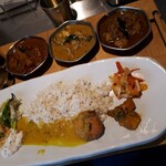 ゼロワンカレーA.o.D - 3種ミールス