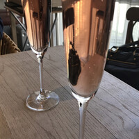 QUAND L'APPETIT VA TOUT VA ! - 一口飲んでこの高さ。ギリギリまで注いでくれました！