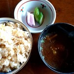 横浜瀬里奈 ステーキドーム - ご飯セット
