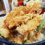 天丼てんや - 海老穴子天丼￥980 zoom!