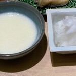 銀座 結絆 - 和風ブールブラン、大根の鬼おろし