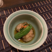 四季の蔵 右近 本店 - 「月」コース¥6.200 鱈白子の揚げたし
