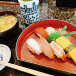 回転寿司 日本海 - Aランチ　480円（税別）