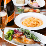 Luxurious lunch [Prix fixe lunch] ~Choice of pasta & main dish~Comes with 3 types of homemade dolce