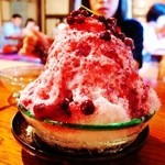 腰掛庵 - 木いちごとすぐりみるく（１２年８月）