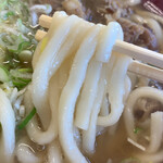 おくのうどん店 - 柔らかなうどん