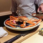 味あら井 - 茹であがった松葉蟹