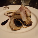 Bar à Vin ムッシュ ヨースケ - ポットベラとベーコン