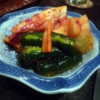 祇園 鹿六 - キムチ盛り合わせ