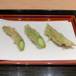 てんぷら 近藤 - アスパラ