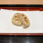 てんぷら 近藤 - 蓮根