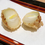 てんぷら 近藤 - 玉ねぎ