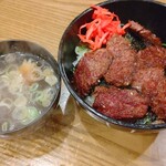 Jiyuuhachiban - カルビ丼るーしー付き