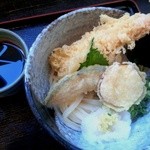 本格手打ちうどん とも作 - ぶっかけ天ぷら　780円