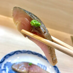 松寿司 - 〆鯖 リフト