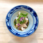 松寿司 - カワハギ肝和え