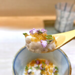 松寿司 - 白子蒸し寿司 リフト