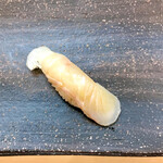 松寿司 - ヒラメ昆布〆