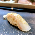 松寿司 - ヒラメ昆布〆