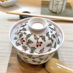 松寿司 - セコガニ茶碗蒸し 提供時