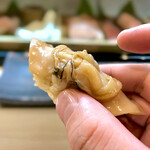 松寿司 - 煮蛤リフト