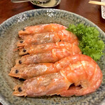 大衆中遊華食堂 八戒 - 海老の紹興酒蒸し