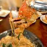 大衆中遊華食堂 八戒 - 渡蟹春雨炒め リフト